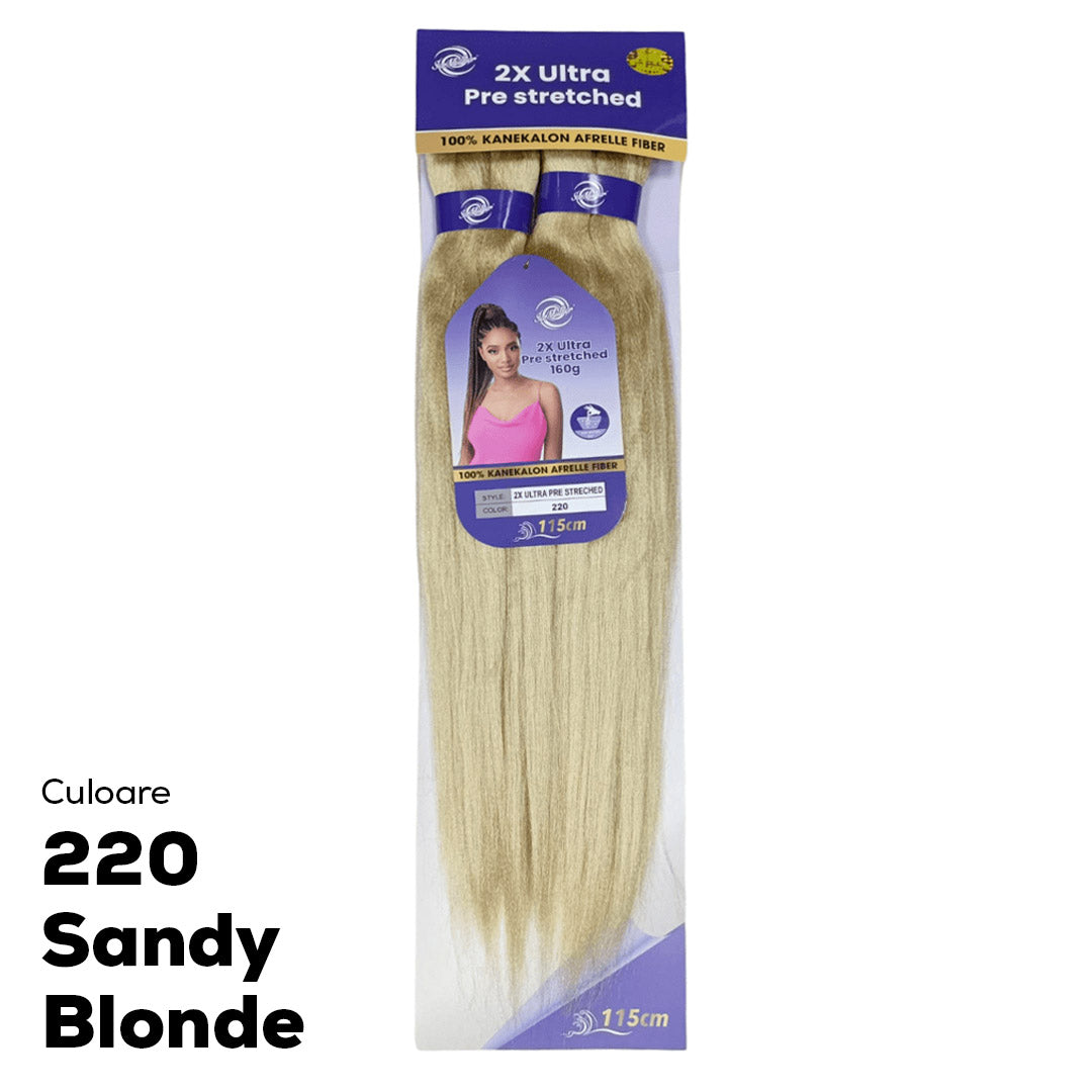 Ultra Braid Pre Stretched, 220 Sandy Blonde, 115cm, 160g