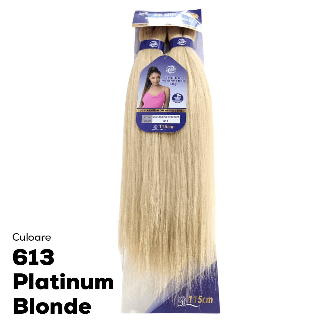 Ultra Braid Pre Stretched, 613 Platinum Blonde, 115cm, 160g
